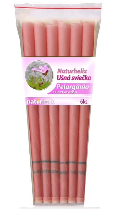 NaturheliX® Ušné sviečky PELARGÓNIA (set6)