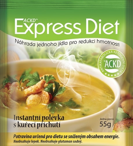 Obrázok Polievka s kuracou príchuťou Express Diet, 55 g