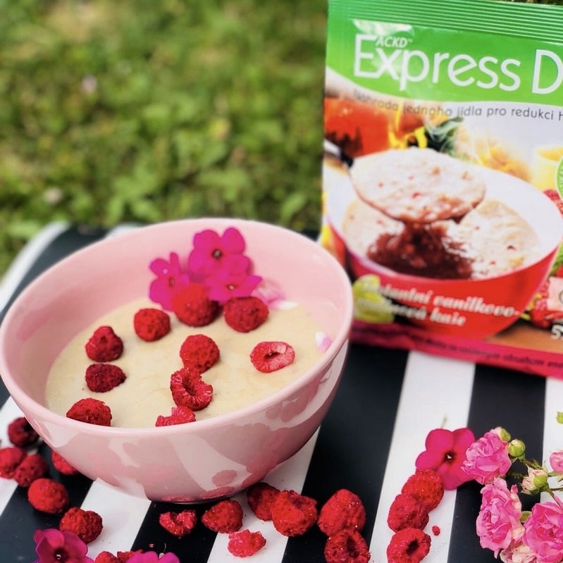 Obrázok Express diet - vanilkovo-malinová kaša 53 g